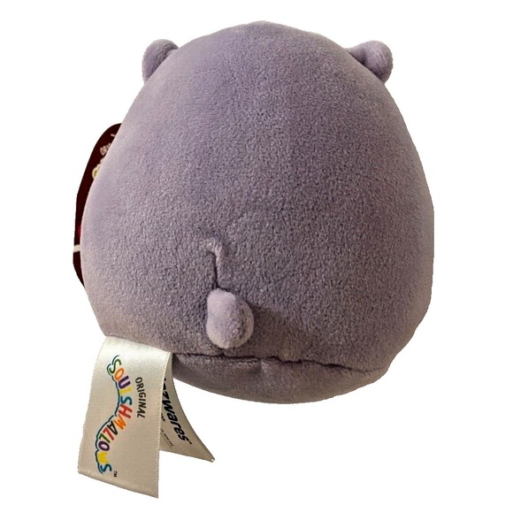 BRAVO Squishmallows 4" Valentines Hamster Fuzzy Heart Plush‎ NWT - Picture 2 of 2